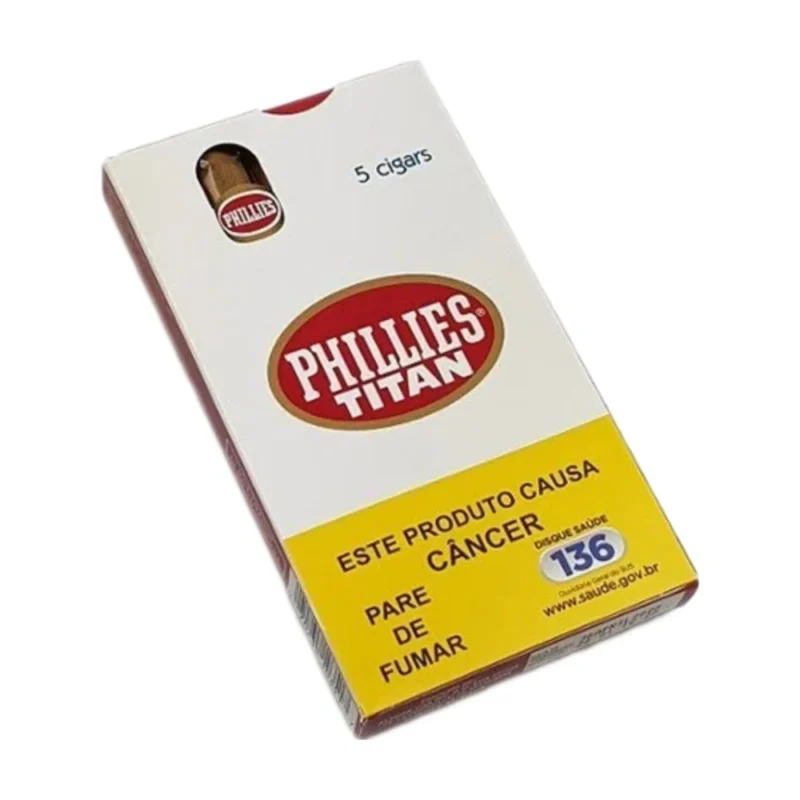 Charuto Phillies Titan Tradicional - Peteca c/ 5 un