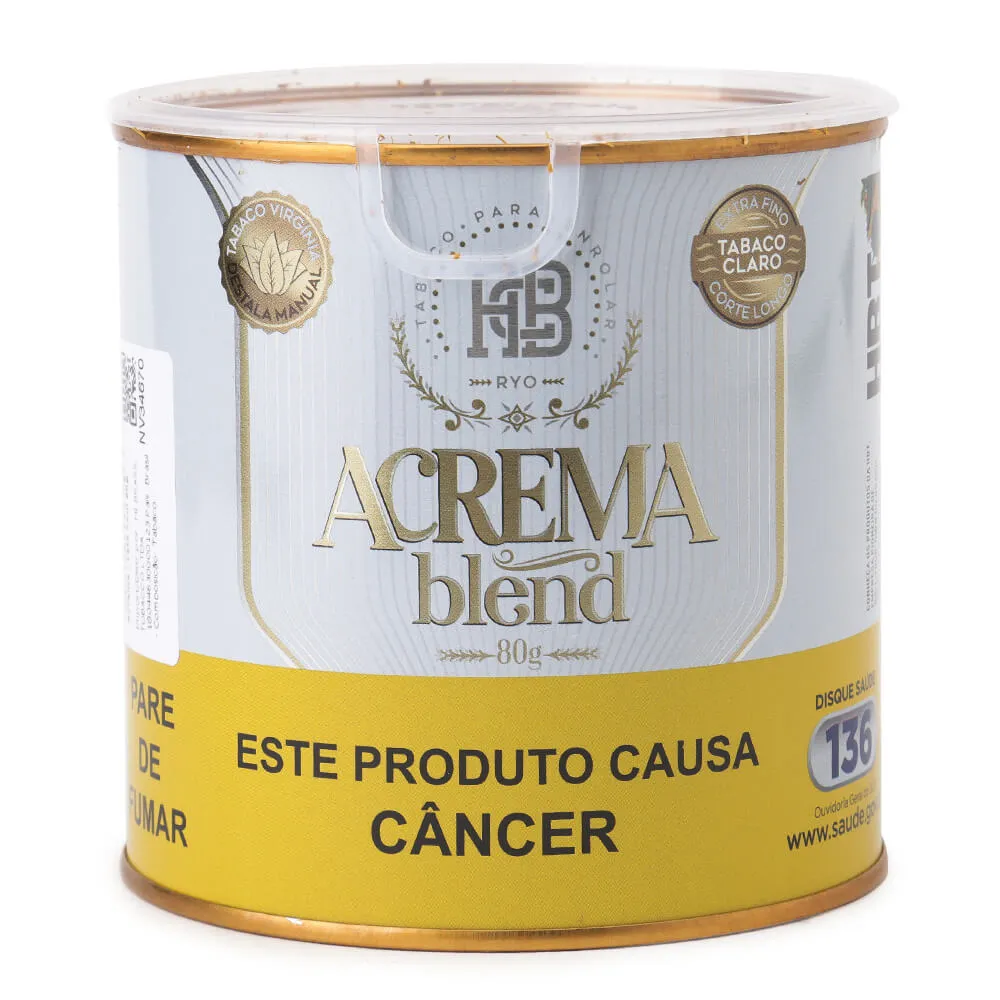 Tabaco Acrema Hash Lata 80g